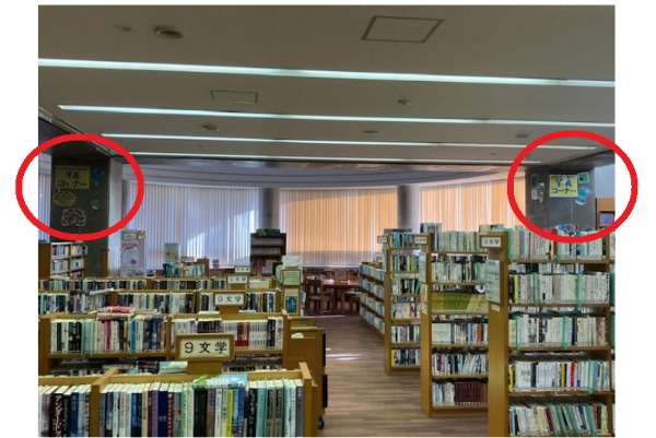 中央図書館YAコーナー場所のご案内