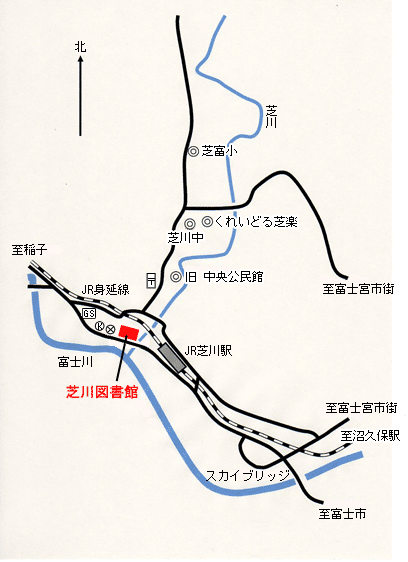 芝川図書館地図